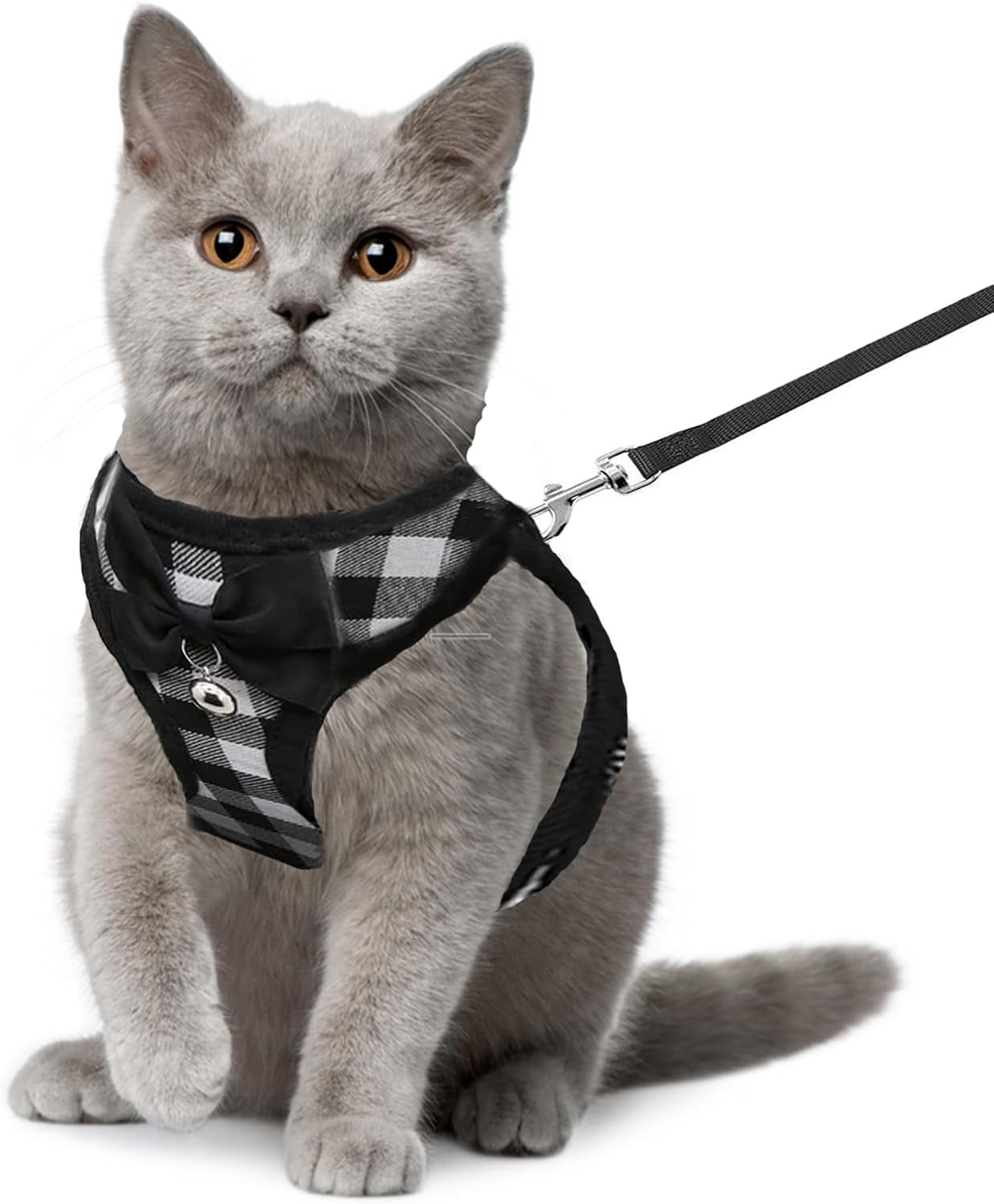 Cat Harness Leash Set Breathable Adjustable Mesh Vest