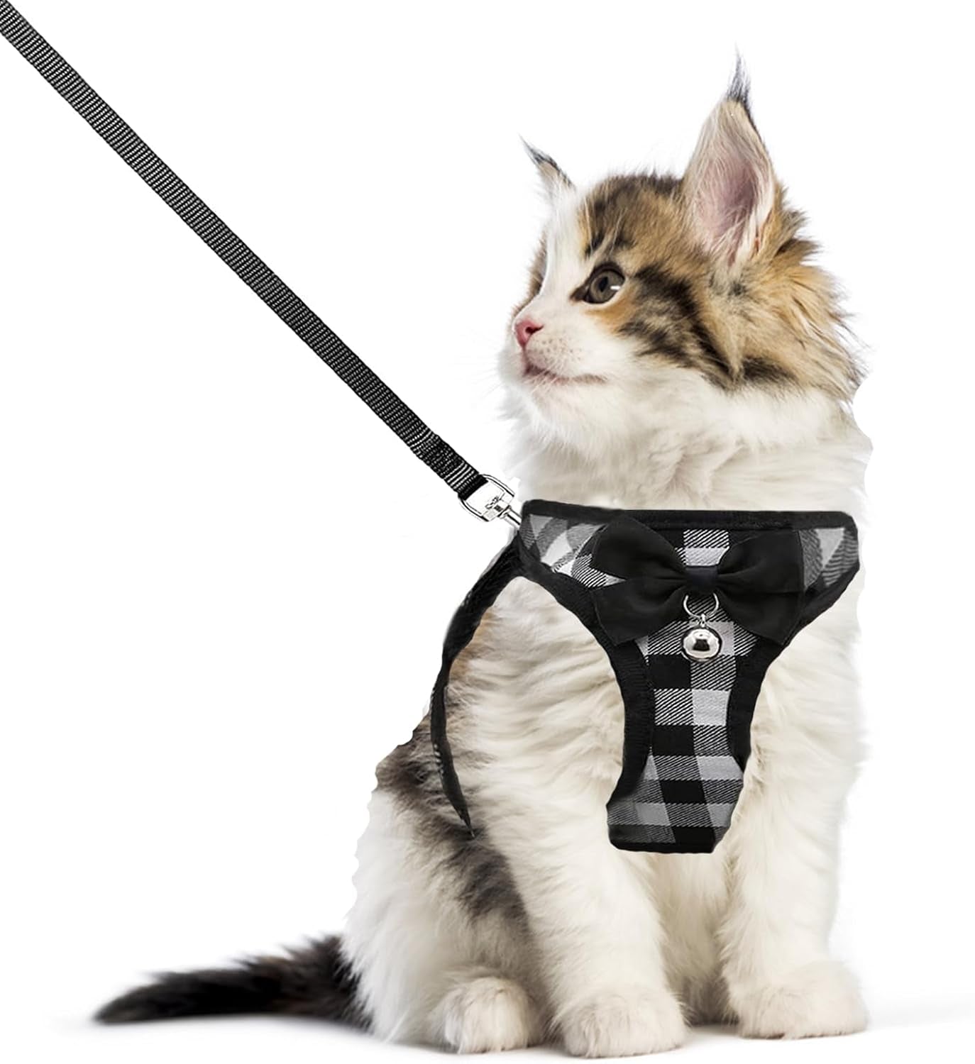Cat Harness Leash Set Breathable Adjustable Mesh Vest