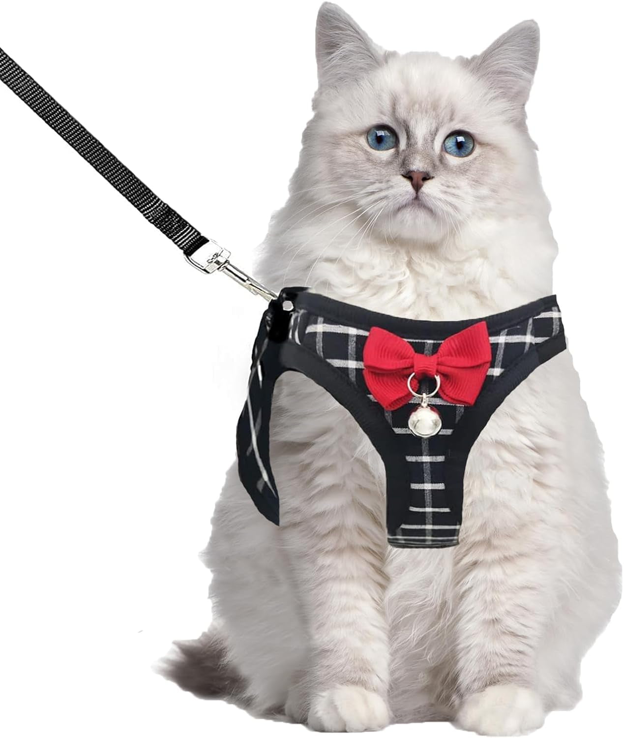 Cat Harness Leash Set Breathable Adjustable Mesh Vest