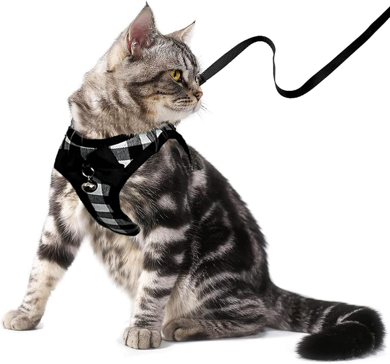 Cat Harness Leash Set Breathable Adjustable Mesh Vest