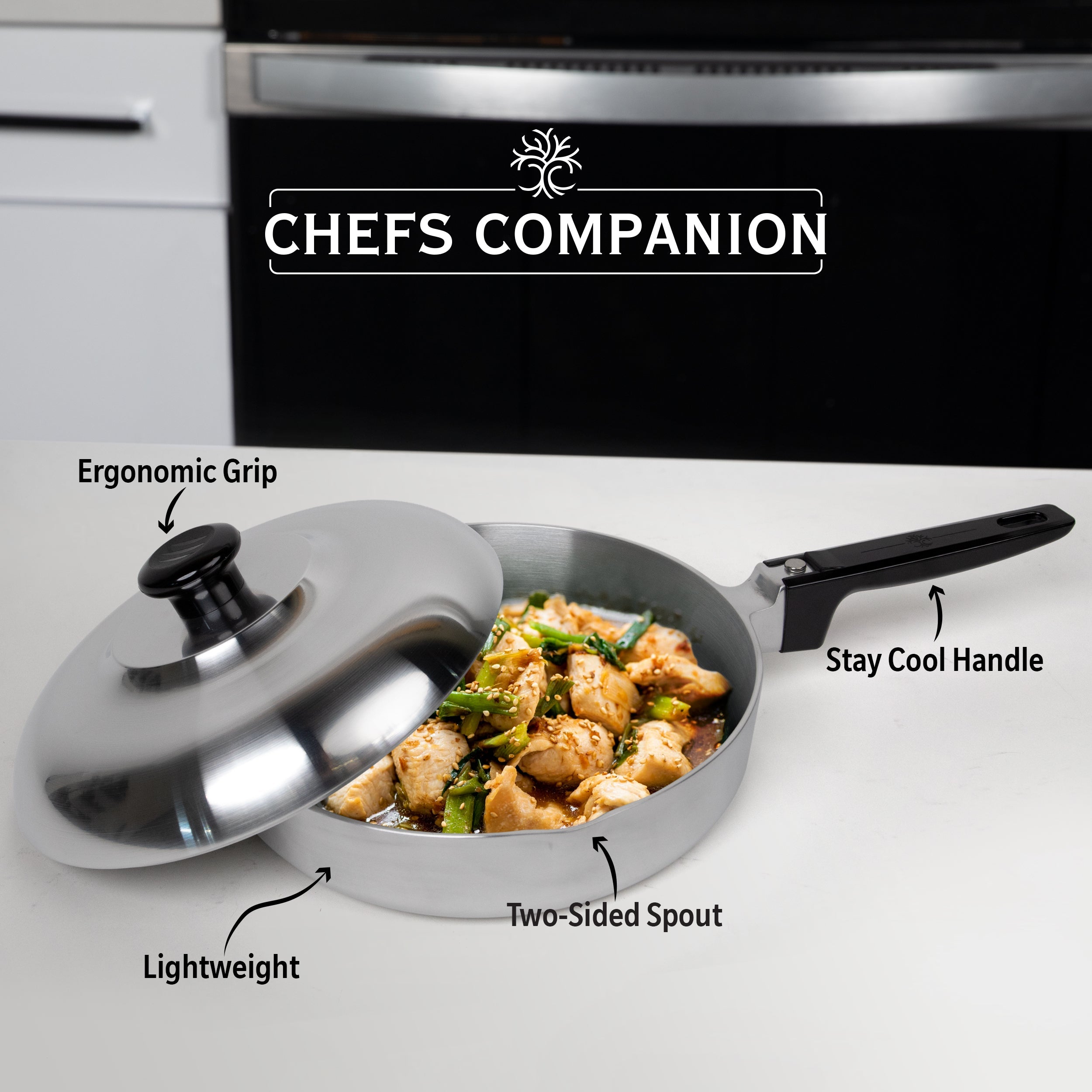 10 Inch Sauté Pan with Lid