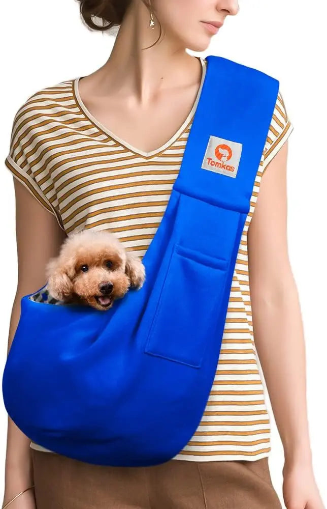 Small Dog Sling Carrier Breathable Wrap Pet Pouch Dogs Cats 3–10 lbs -all colors