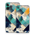 Gold Clouds - Apple iPhone 13 Skin