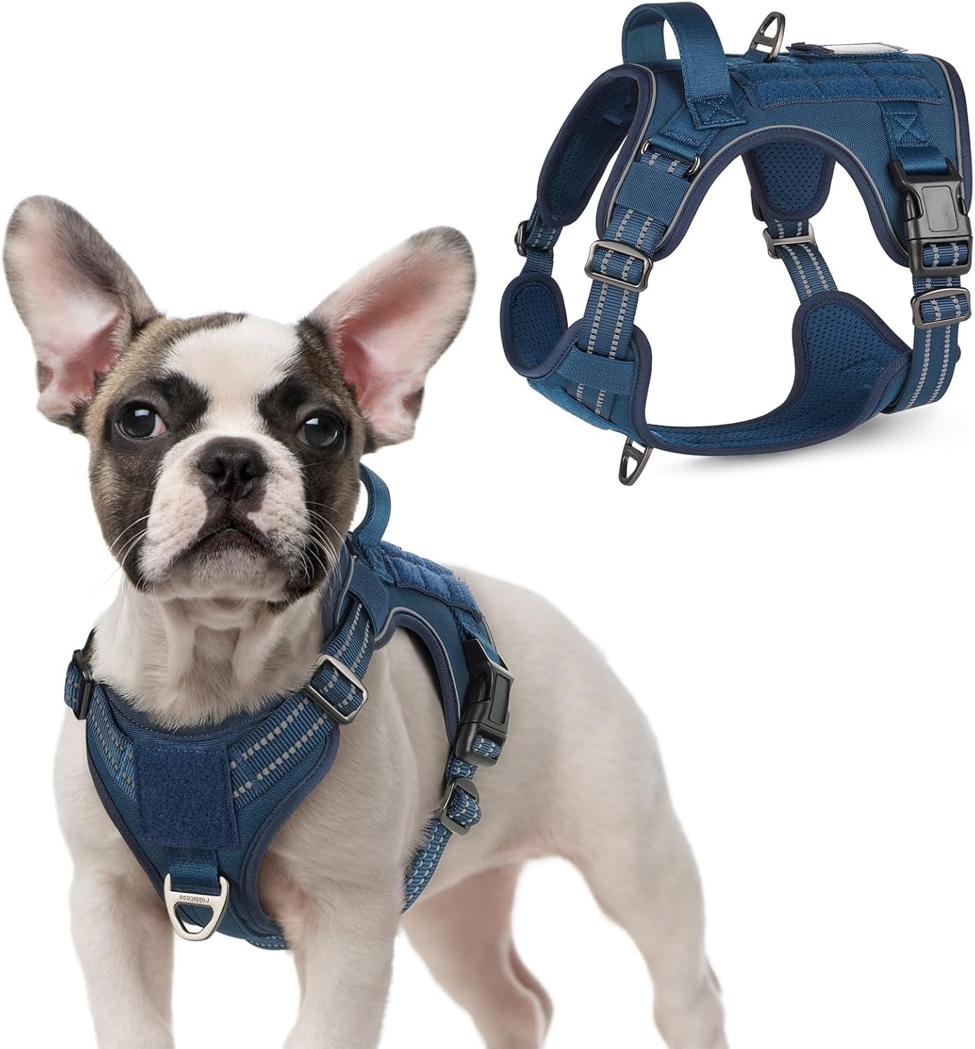No Pull Tactical Dog Harness Molle Vest Adjustable Medium Large Dogs