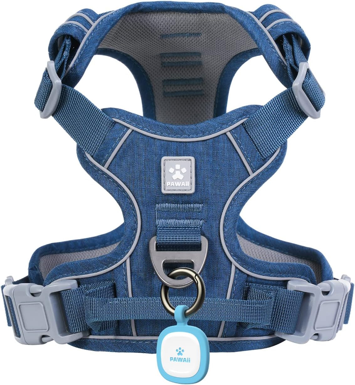 No Pull Dog Harness Reflective Adjustable Vest with ID Tag Small Dogs