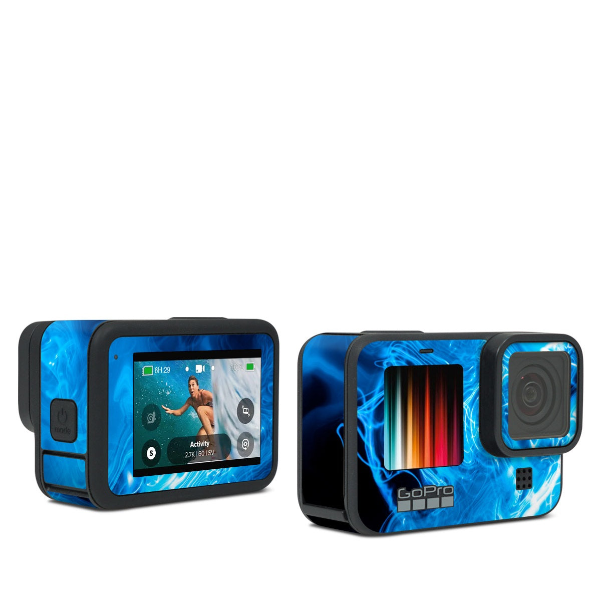 Blue Quantum Waves - GoPro Hero Black Skin