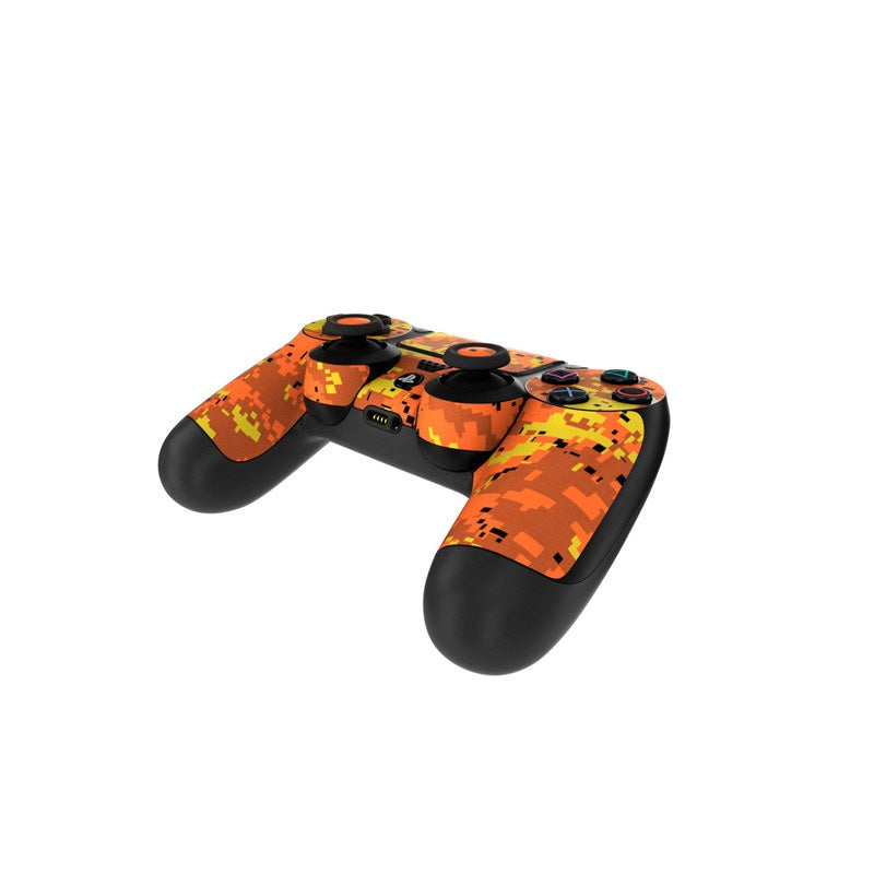 Digital Orange Camo - Sony PS4 Controller Skin